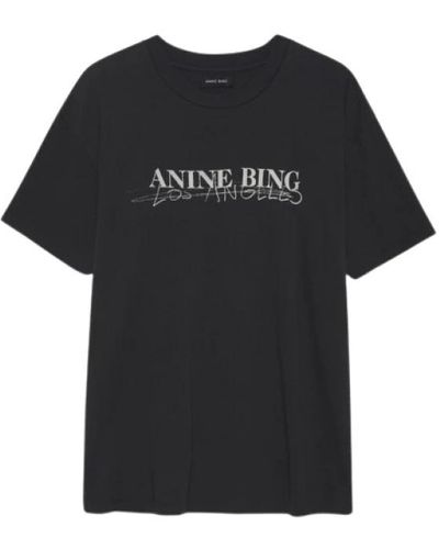 Anine Bing Vintage doodle walker t-shirt - Schwarz