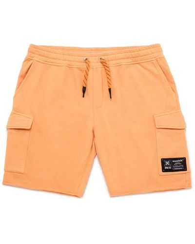 Munich Oversized baumwoll bermuda camp shorts - Orange