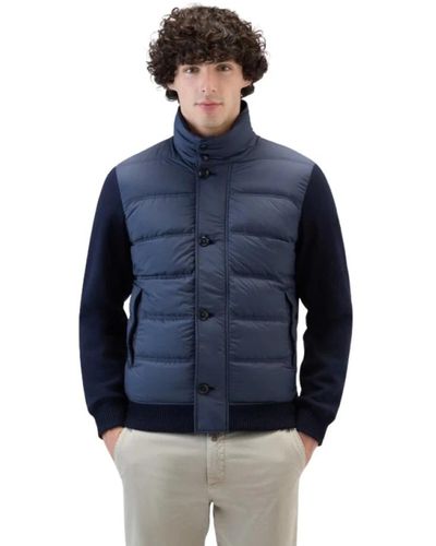 Woolrich Jackets > down jackets - Bleu