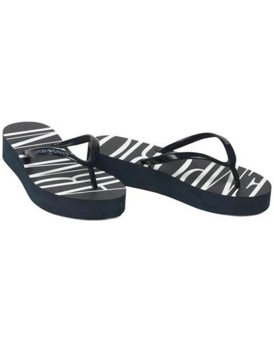Emporio Armani Shoes > flip flops & sliders > flip flops - Bleu