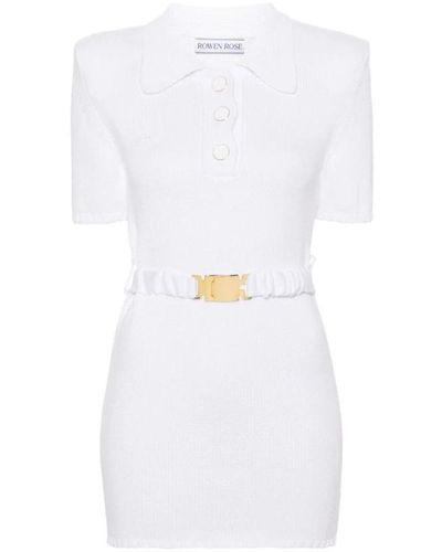 ROWEN ROSE Short dresses - Blanco