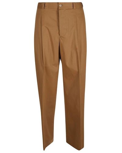 Laneus Wide Trousers - Brown