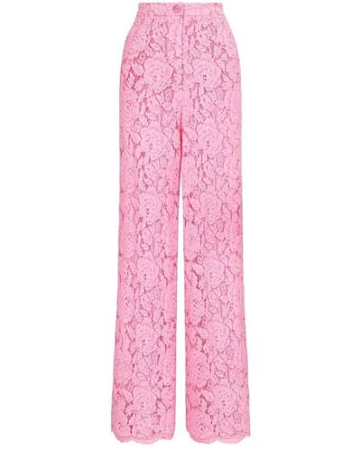 Dolce & Gabbana Trousers - Pink