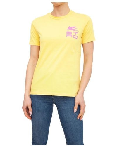 Etro Camiseta - Amarillo