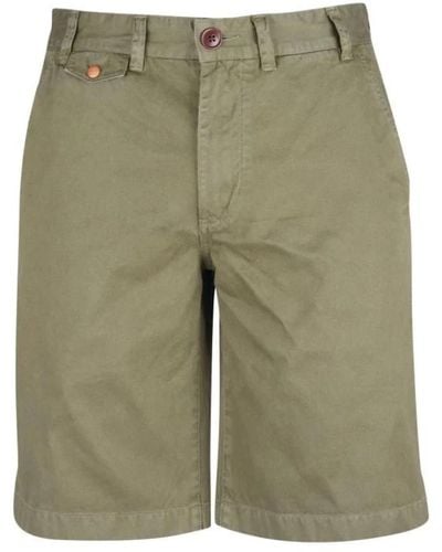 Barbour Neuston Twill Shorts - Grün