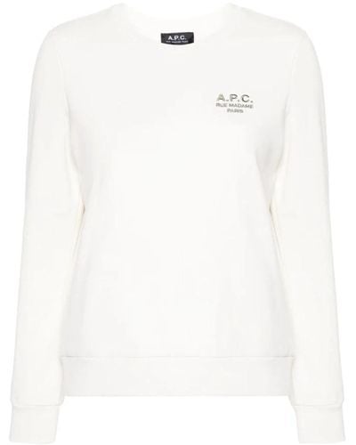 A.P.C. Sweatshirts & hoodies > sweatshirts - Blanc