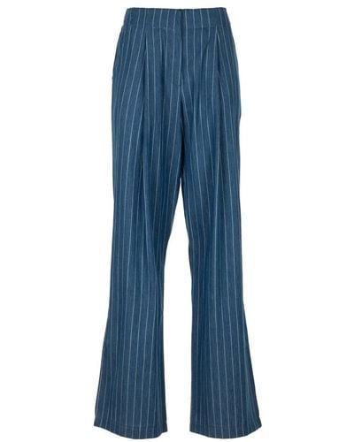 Daniele Fiesoli Wide trousers - Azul