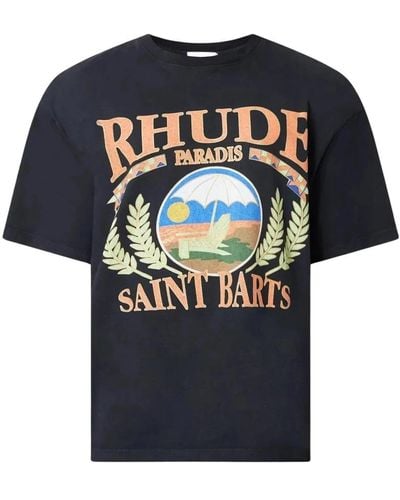 Rhude T-Shirts - Blue