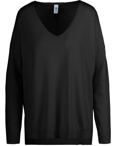 Bomboogie V-Neck Knitwear - Black