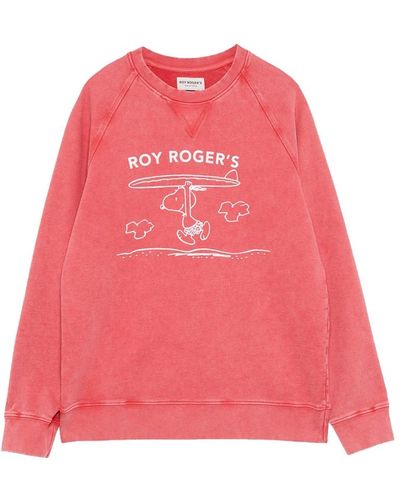 Roy Rogers Marmor koralle raglan sweatshirt - Pink