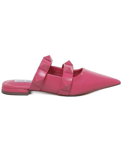 Steve Madden Magenta Spitze Flache Schuhe - Pink