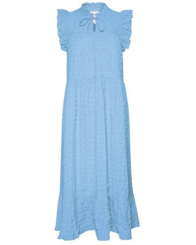 Part Two Dresses > day dresses > midi dresses - Bleu