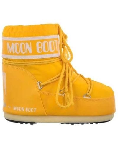 Moon Boot Winterstiefel für frauen retro design - Gelb