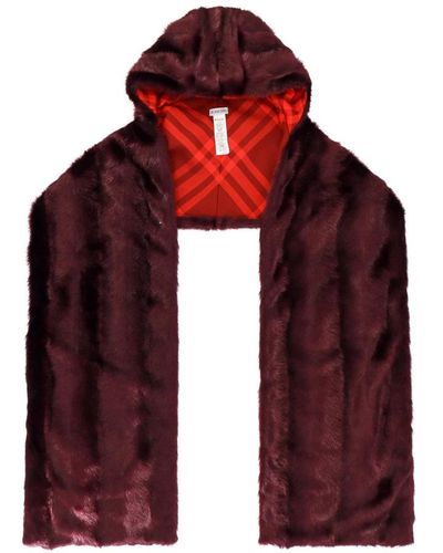 Burberry Winter Scarves - Red