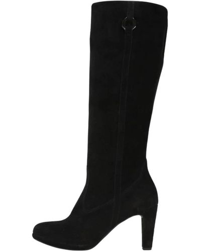 Gabor Heeled Boots - Black