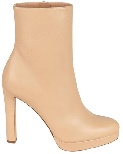 Francesco Russo Heeled Boots - Brown
