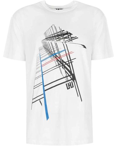 Les Hommes T-shirt city - Bianco