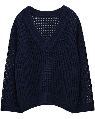 Dorothee Schumacher V-neck knitwear - Blu