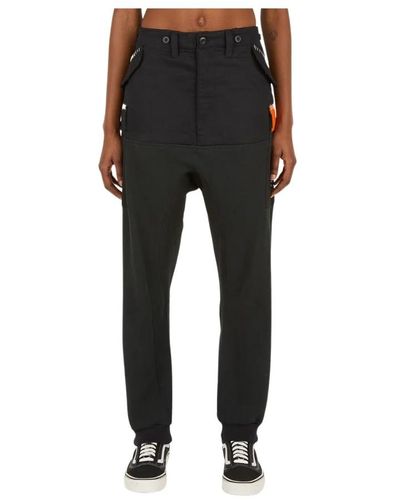 Space Available Trousers > slim-fit trousers - Noir