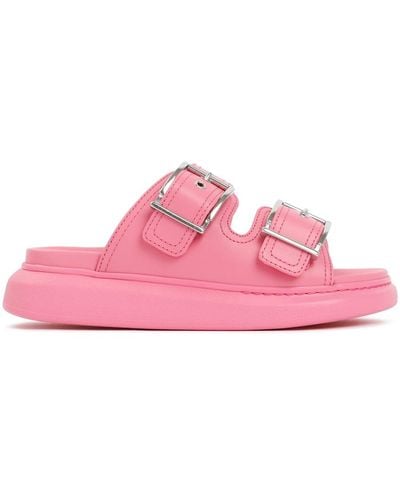 Alexander McQueen Rosa silber sandalen - Pink