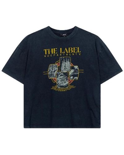 Alix The Label Rock print tshirt - Blau