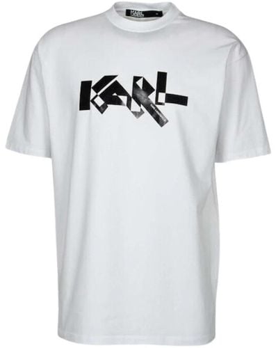Karl Lagerfeld Tops > t-shirts - Gris