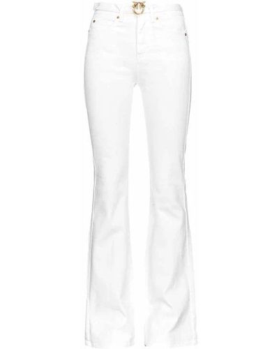 Pinko Flared Jeans - White