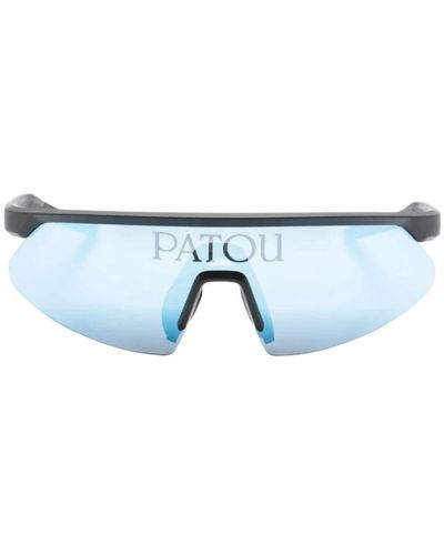 Patou Occhiali da sole con visiera bollé - Blu