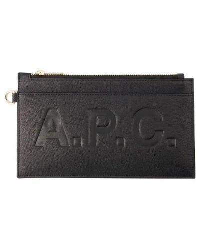 A.P.C. Plastik handtaschen - Schwarz