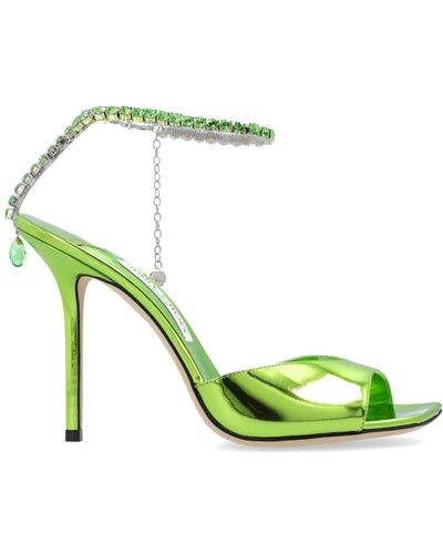 Jimmy Choo 'seda' high heels sandalen - Grün