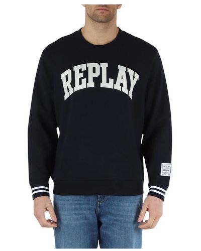 Replay Sweatshirts - Blue