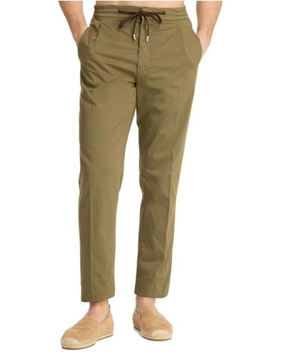 Lardini Slim-Fit Trousers - Green