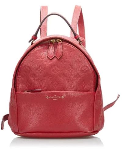 Louis Vuitton Zaino louis vuitton sorbonne in pelle rossa - Rosso