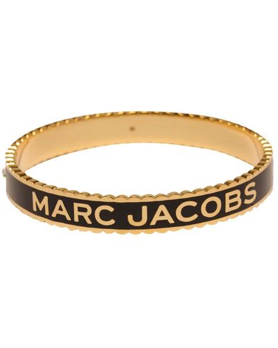 Marc Jacobs Elegantes Metallarmband mit Iconic Logo - Mettallic