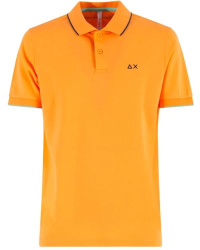 Sun 68 Tops > polo shirts - Orange