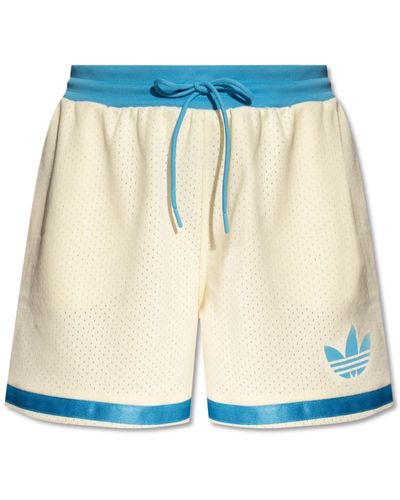 adidas Originals Shorts con logo - Azul