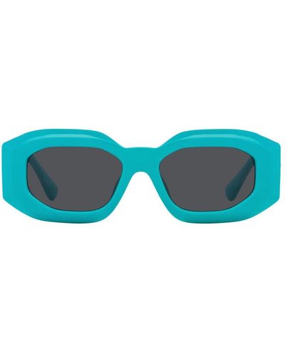 Versace Maxi medusa biggie occhiali da sole - Blu