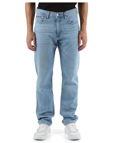 Tommy Hilfiger Regular fit jeans fünf taschen mercer - Blau