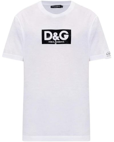 Dolce & Gabbana T-Shirt 'Re-Edition S/S 1996' Kollektion - Weiß