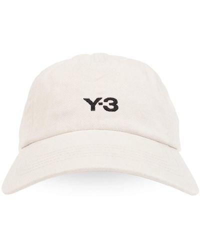Y-3 Baseballkappe mit logo - Weiß