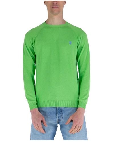 U.S. POLO ASSN. Round-Neck Knitwear - Green
