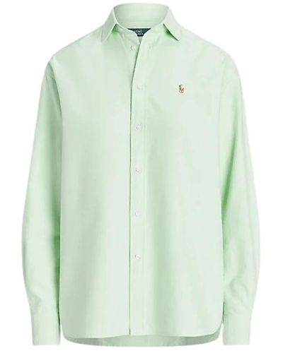 Polo Ralph Lauren Camisa de manga larga con botones - Verde