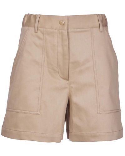 Moncler Short Shorts - Natural