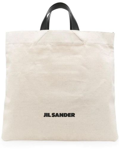 Jil Sander Tote Bags - White