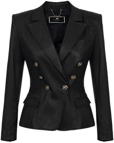 Elisabetta Franchi Jackets > blazers - Noir
