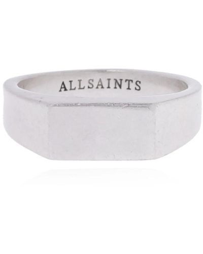 AllSaints Anello in argento - Bianco