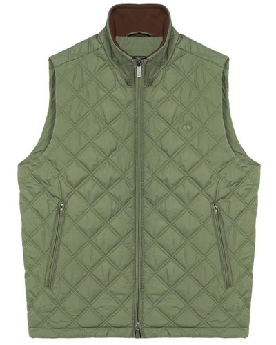 Brooks Brothers Gilet in poliestere verde