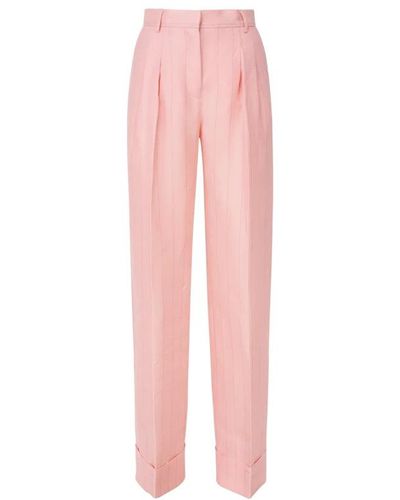 ANDAMANE Straight Trousers - Pink