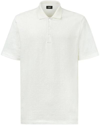 Fendi Polo shirts,natürliche t-shirts und polos kollektion - Weiß