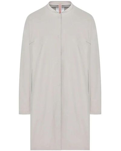DUNO Coats > single-breasted coats - Blanc